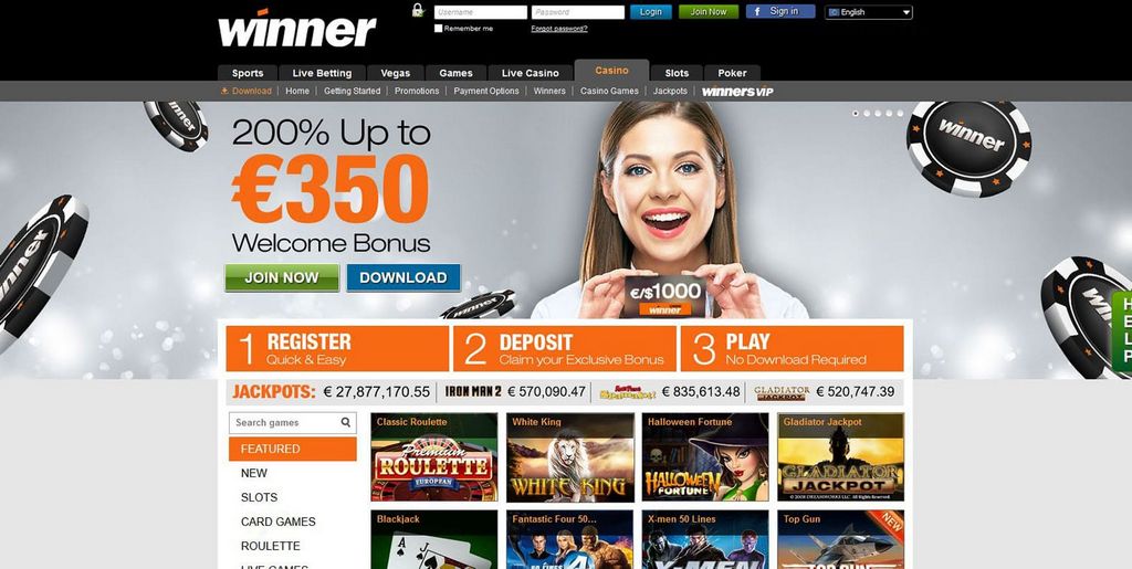 Le Winner Casino au Royaume-Uni est le casino où les vrais joueurs gagnent plus